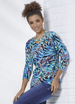 Pullover mit Alloverdruck 