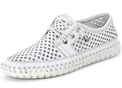 Gemini, sommerliche Damen-Schnürschuhe, Weite G, mit herausnehmbarem Fussbett 