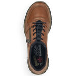 Rieker Slipper mit Memo-Soft-Decksohle COGNAC-SCHWARZ