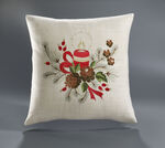 Raumdekoration mit festlichem Weihnachtsmotiv BUNT