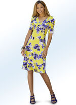 Kleid mit toller Raffung und Wickeloptik 