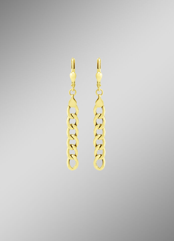 Lange Ohrh&auml;nger im Panzerketten-Design 