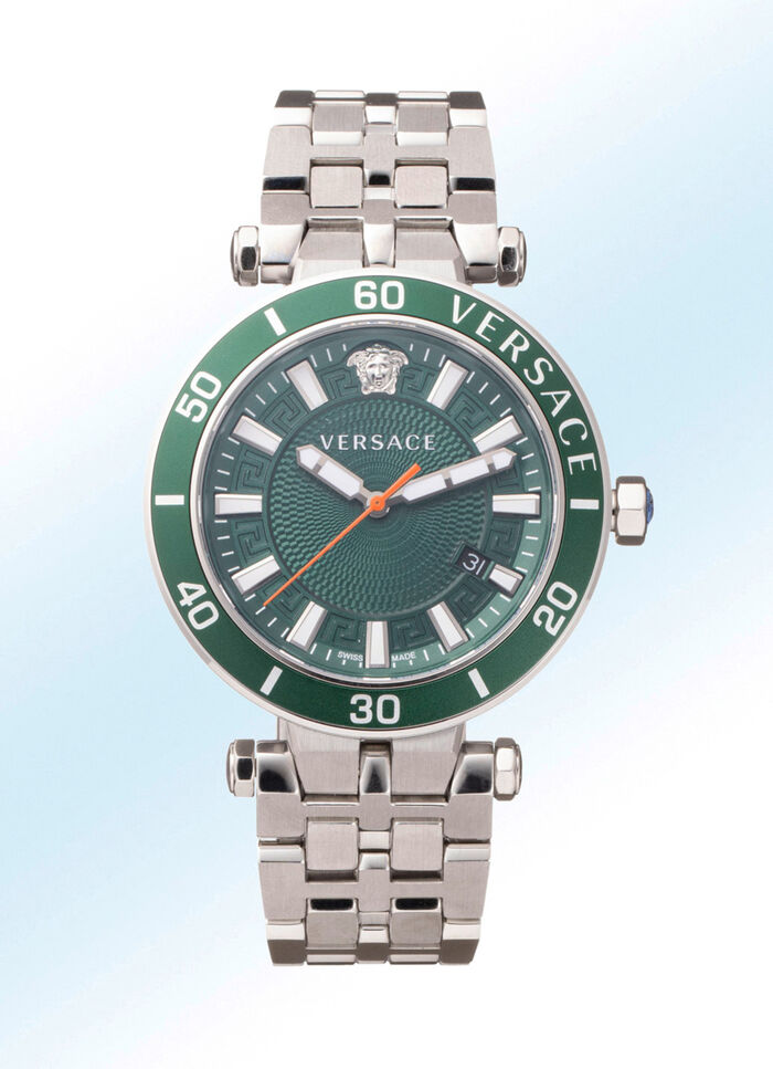 Edle "Versace" -Quartz-Herrenuhr 