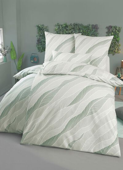 Bettwäsche-Garnitur in Flanell-Qualität 