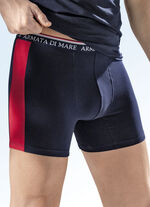 Viererpack Pants mit Kontrasteinsätzen 