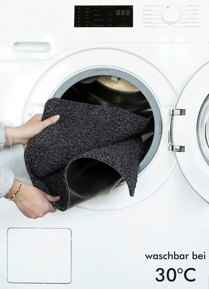 Waschbare Schmutzfangmatte f&uuml;r innen und aussen ANTHRAZIT