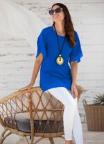 Unifarbene Tunika ROYALBLAU