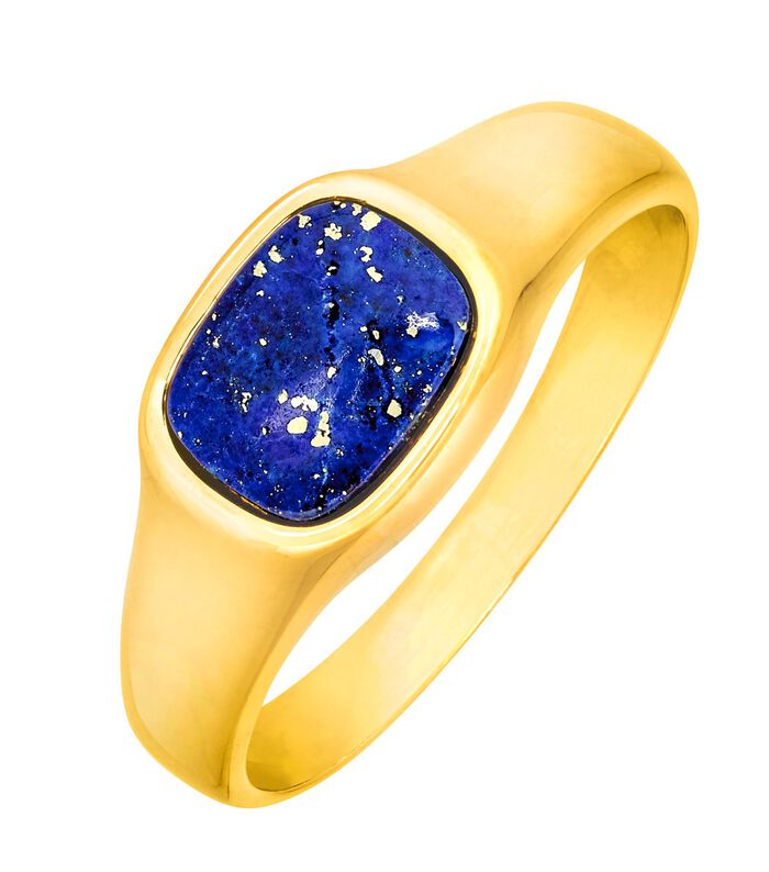 Herrenring mit echt Lapislazuli 