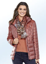 Funktionsjacke mit interessanten Steppvariationen
