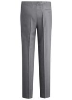 &laquo;Klaus Modelle&raquo;-Hose mit Bundfalten in 3 Farben MITTELGRAU MELIERT