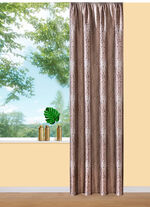 Übergardine mit Universalschienenband BRAUN