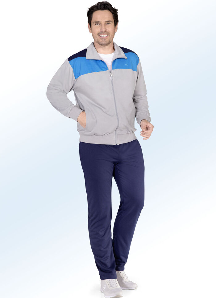 Freizeitanzug mit Reissverschluss-Taschen 