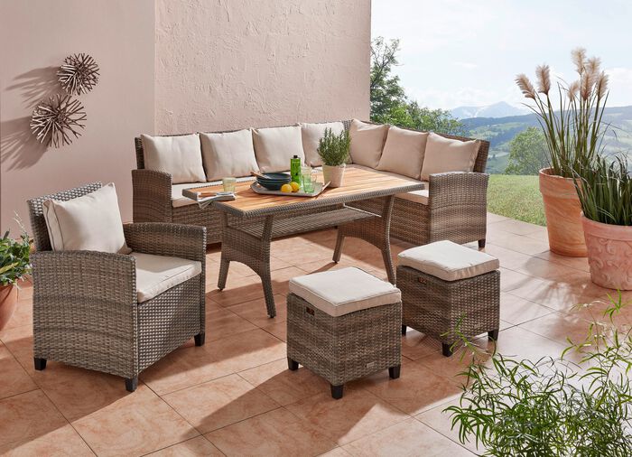 Lounge-Set &laquo;Flair&raquo; aus hochwertigen Materialien 