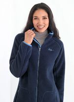 Kurzmantel mit gebondeter Pl&uuml;sch-Innenausstattung 