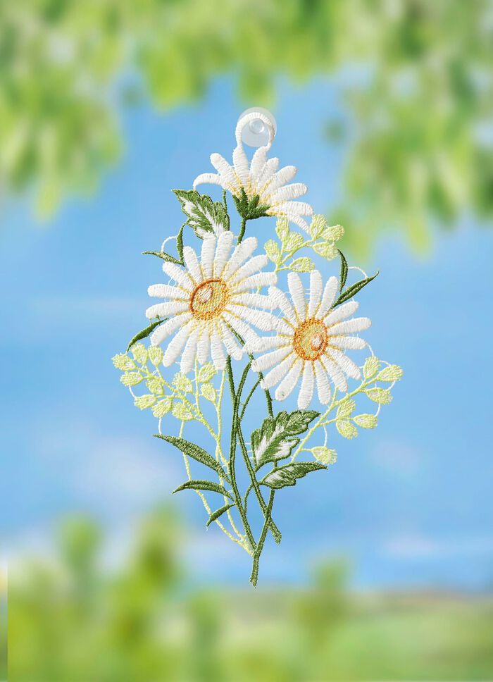 Fr&uuml;hlingshafte Fensterbild 