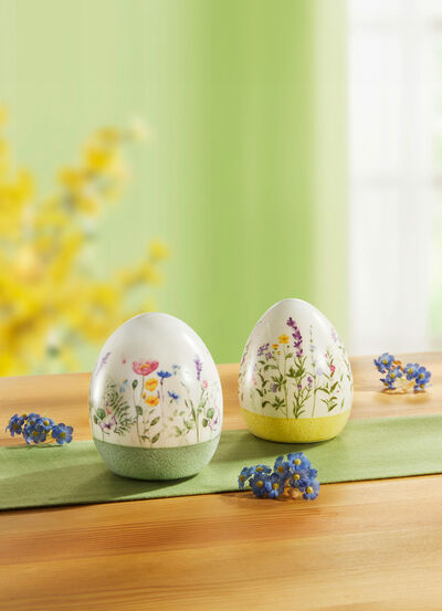 Ostereier aus hochwertiger Keramik, 2er-Set 