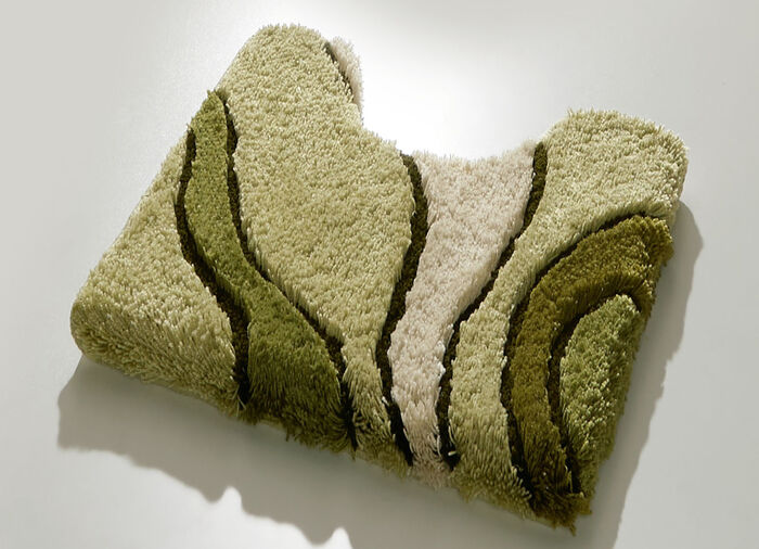 Badgarnitur in barfu&szlig;weicher Qualit&auml;t GR&Uuml;N