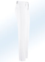 Edel-Jeans mit Zierband und Strasssteinen WEISS