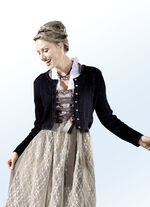 Strickjacke mit Metallknöpfen 