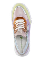 Waldläufer, trendige Damen-Sneaker, Weite H, mit herausnehmbarem Fussbett MULTICOLOR