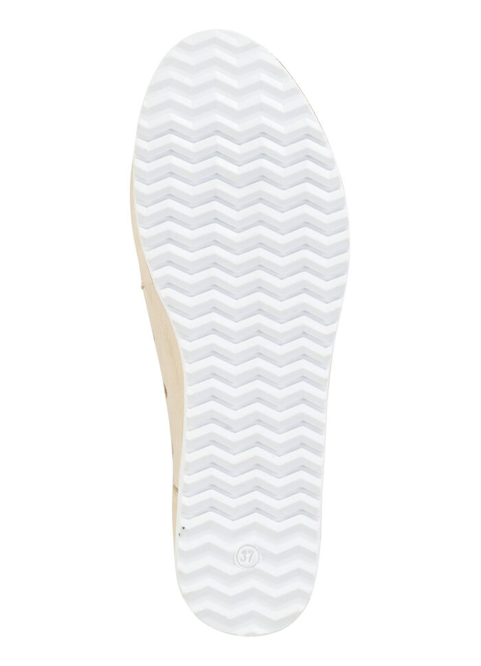 ELENA EDEN Slipper aus weichem Nappaleder mit Lochungen HELLBEIGE