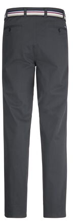 &laquo;Br&uuml;hl&raquo;-Hose mit G&uuml;rtel in 3 Farben DUNKELGRAU