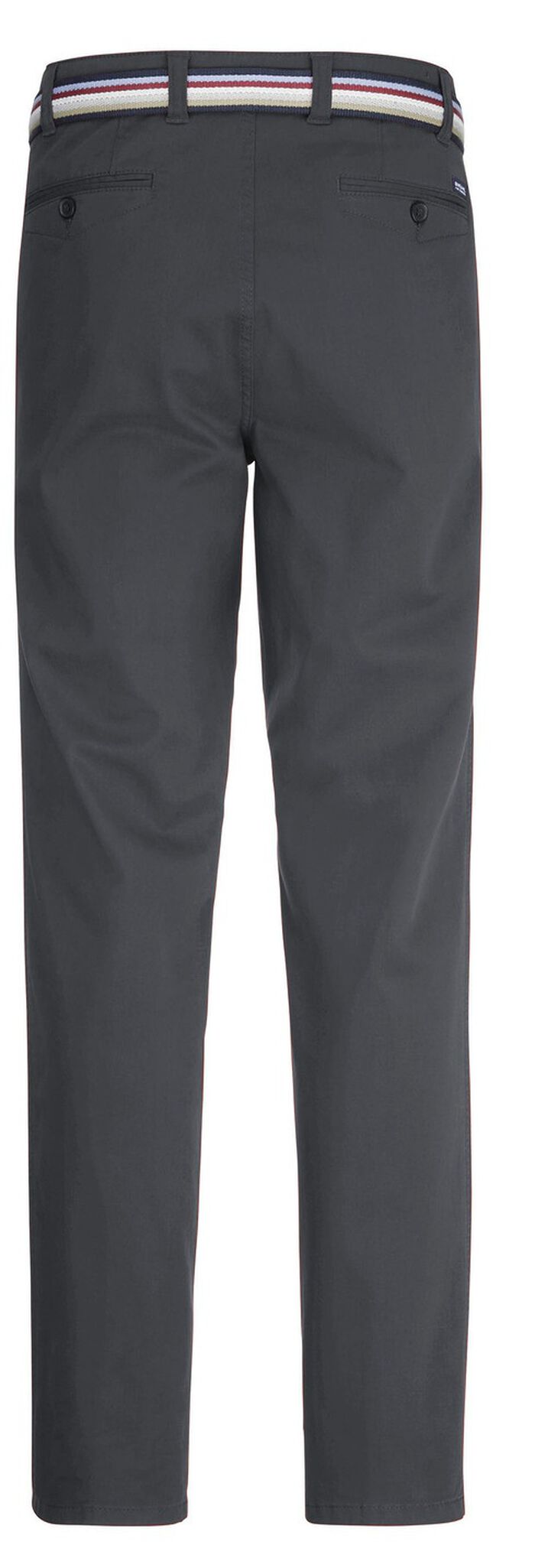 &laquo;Br&uuml;hl&raquo;-Hose mit G&uuml;rtel in 3 Farben DUNKELGRAU