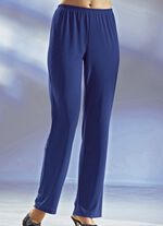 KLAUS MODELLE  Hose mit Dehnbund in 6 Farben ROYALBLAU