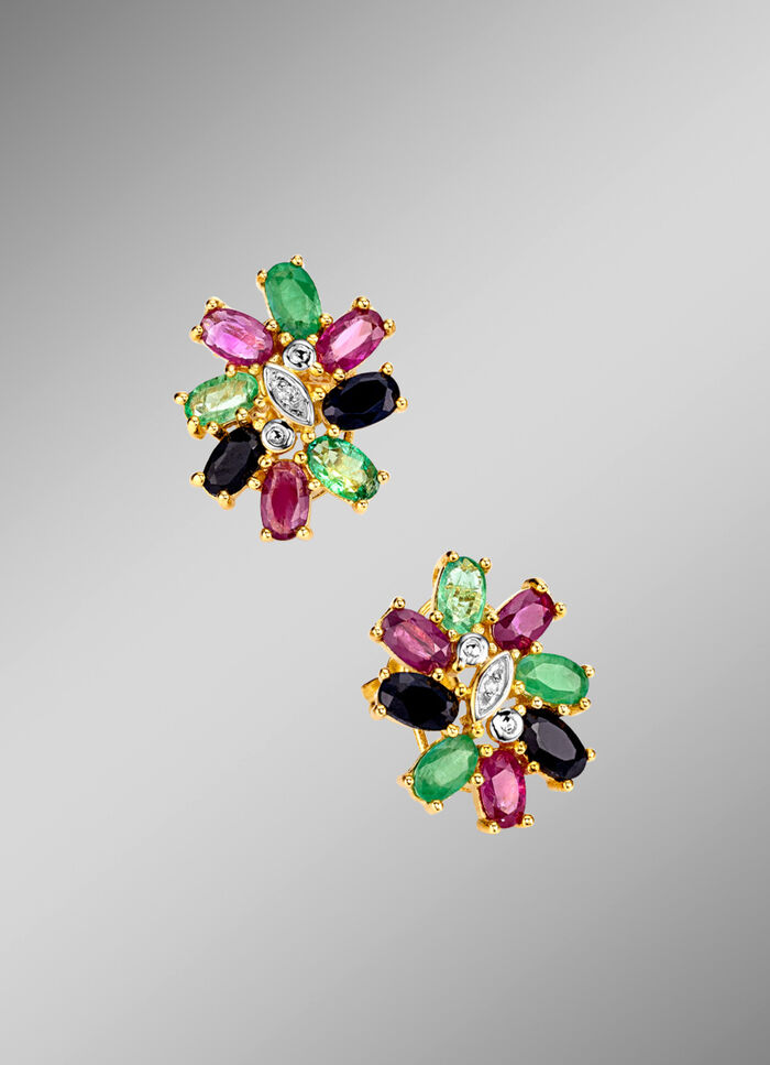 Vergoldete Ohrstecker 