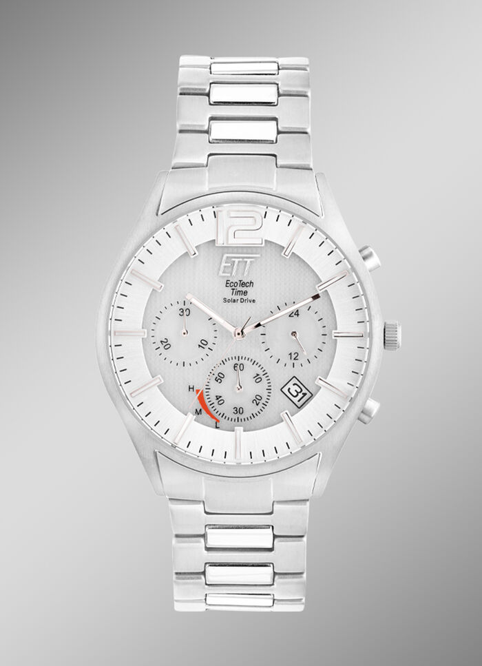Sportlicher Solar-Herrenchronograph mit Titanbandgeh&auml;use 