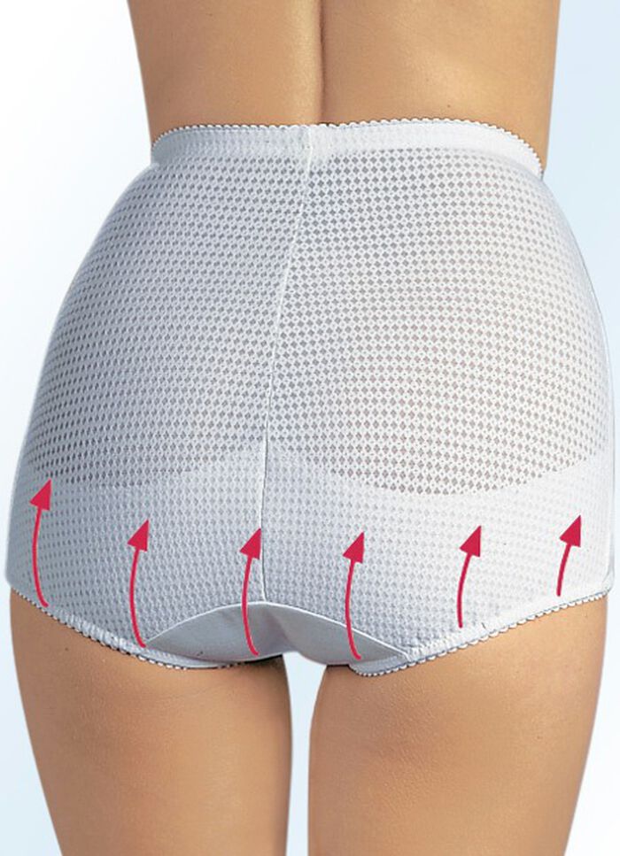 Miss Mary Miederhose mit Verst&auml;rkungen WEISS