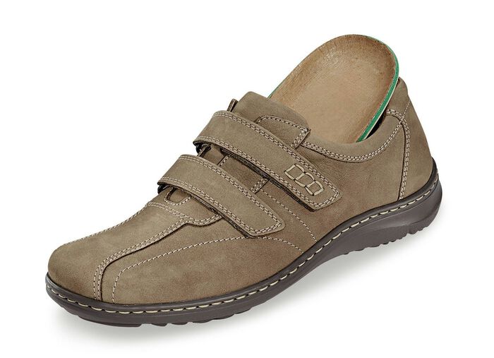 Waldl&auml;ufer, bequeme Herrn-Slipper, Weite H, mit herausnehmbarem Fussbett 