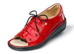 Sandalette aus Lackleder ROT