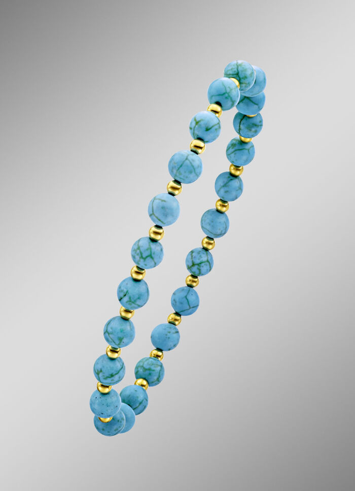 Armband  mit Türkis-Kugeln 