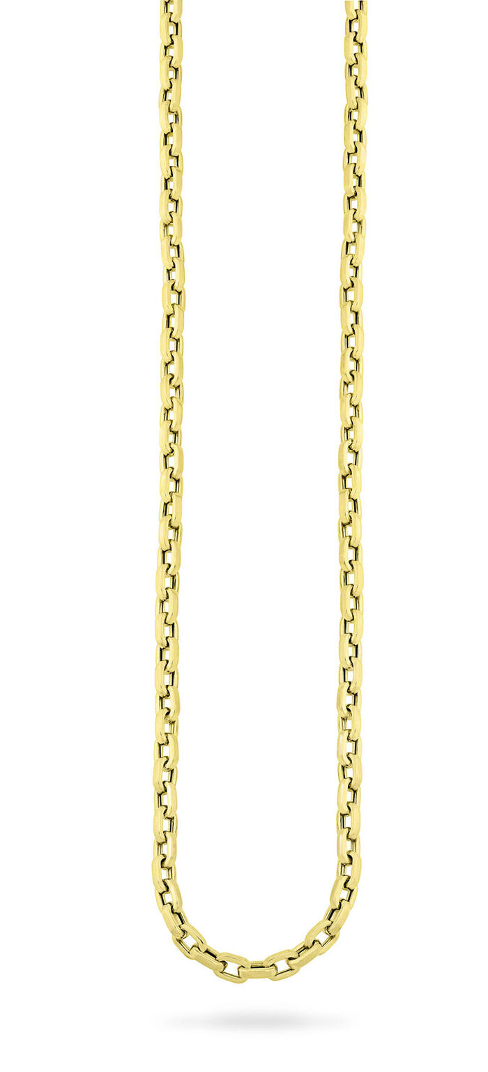 Vierkant-Ankerkette aus Gold 