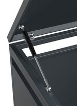 M&uuml;lltonnenbox &laquo;Lacina&raquo;, T&uuml;ren in Holzoptik 