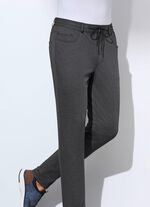 Superstretch-Hose mit Gummibund in 3 Farben ANTHRAZIT MELIERT