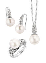 3-teiliges Schmuck-Set WEISS