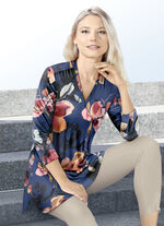 Shirt-Tunika mit farbbrillantem Inkjet-Druck 