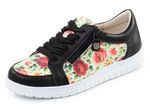 ELENA EDEN, stilvolle Damen-Sneaker, Weite G, mit herausnehmbarem Fussbett SCHWARZ
