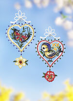 «Plauener Spitze» Fensterbild, 2er-Set 