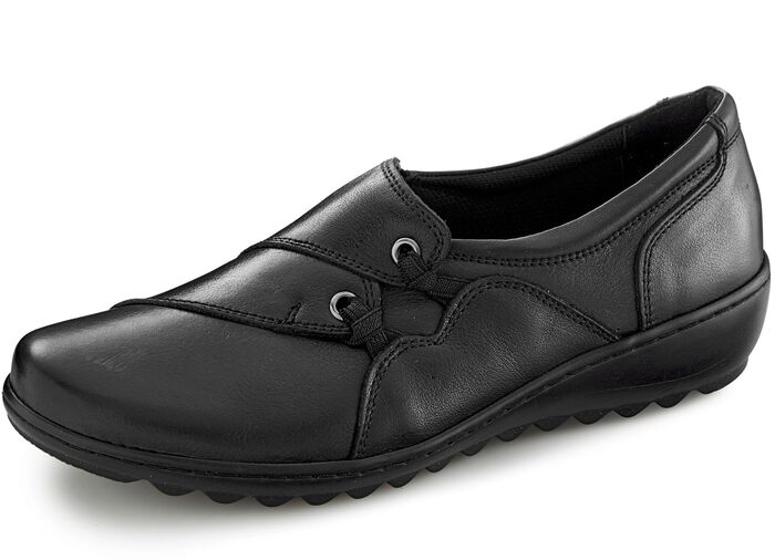 Gemini Slipper aus Rind-Nappaleder SCHWARZ