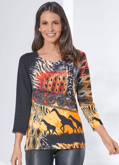 Pullover in Feinstrick 