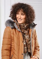 Schal mit Raubtierfell-Dessin 