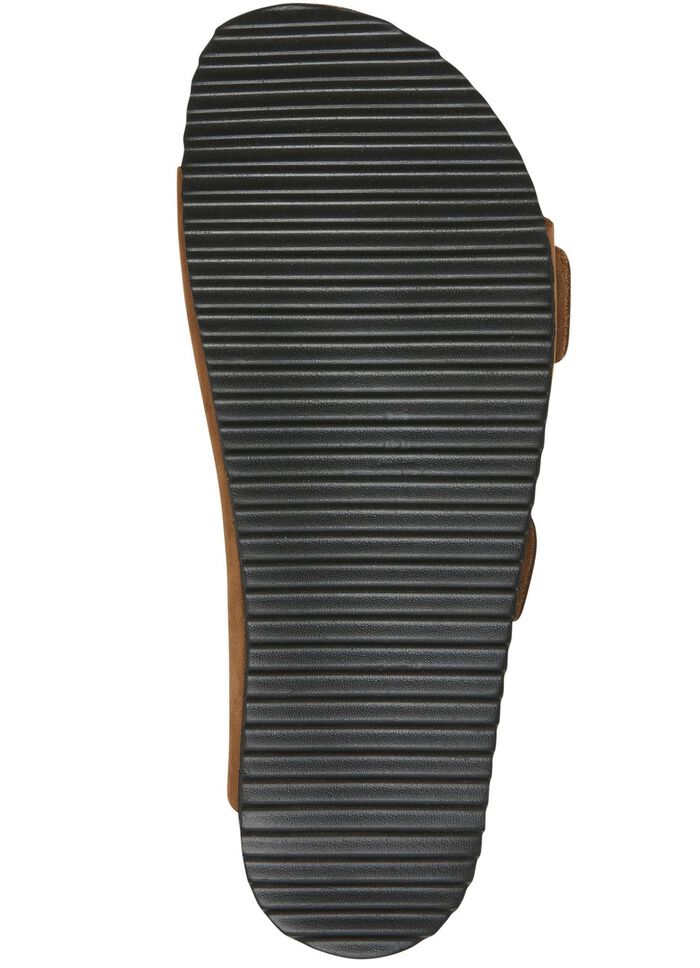 Andrea Conti Pantolette mit bunt bedrucktem Lederfussbett 