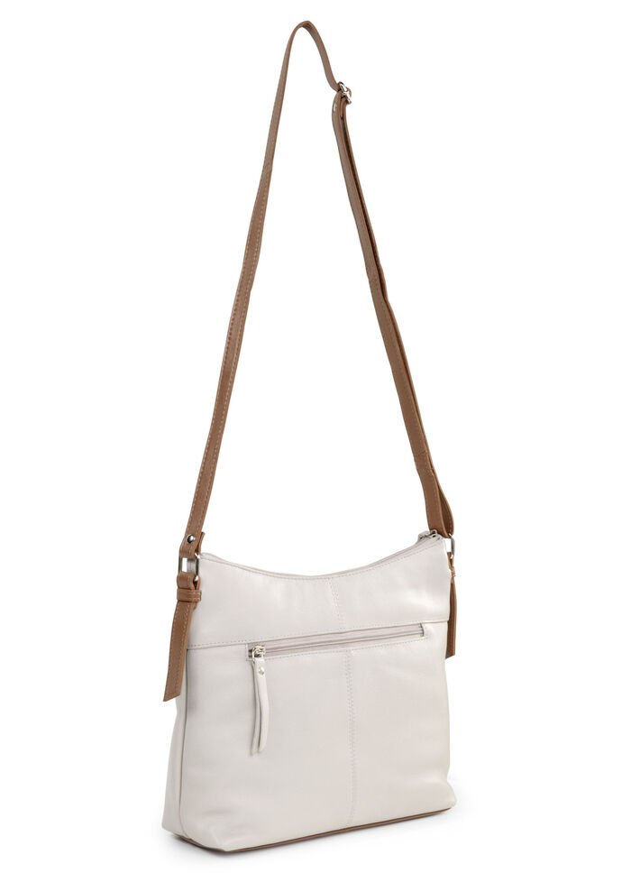 Laurina, Tasche, Damen, mit verstellbarem Umhängeriemen KIESEL-COGNAC