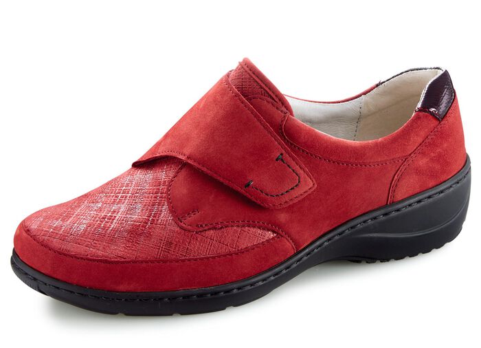 Waldl&auml;ufer Slipper mit Stretchmaterial im Ballenbereich 