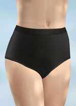 Damen Inkontinenz Taillen-Slip Midi von Con-ta SCHWARZ