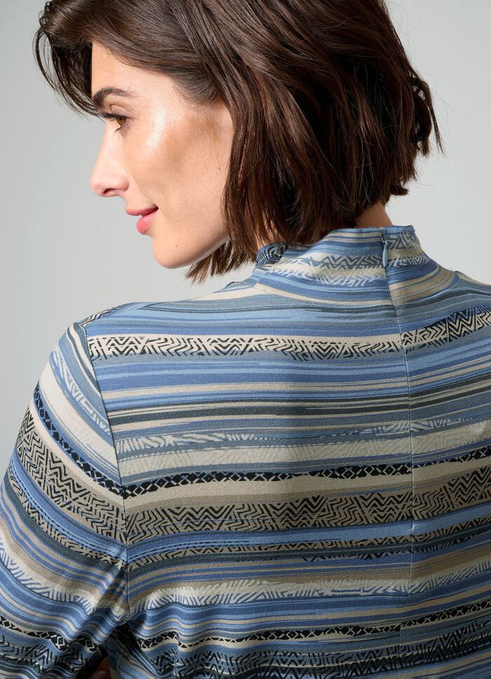 Shirt mit kurzem Reissverschluss 