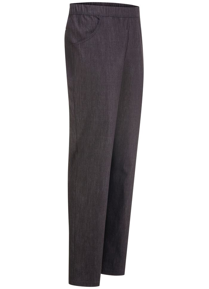 &laquo;Klaus Modelle&raquo;-Edel-Schlupfjeans mit Gummibund in 2 Farben ANTHRAZIT